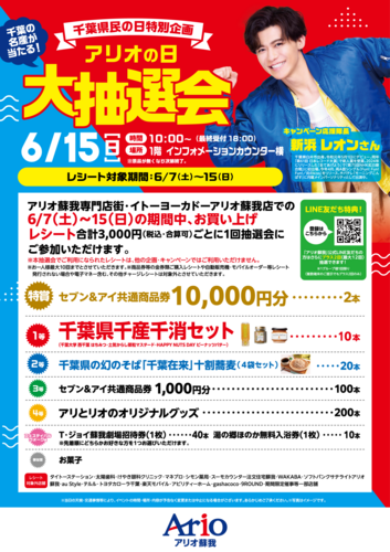 アリオの日大抽選会