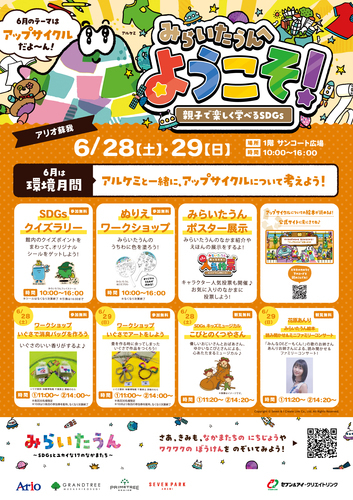 みらいたうんへようこそ！