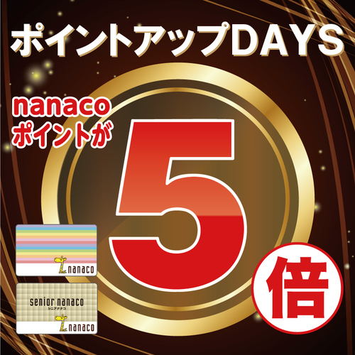 11/25(火)～11/30(日)アリオ蘇我専門店街企画「nanacoポイント5倍！」