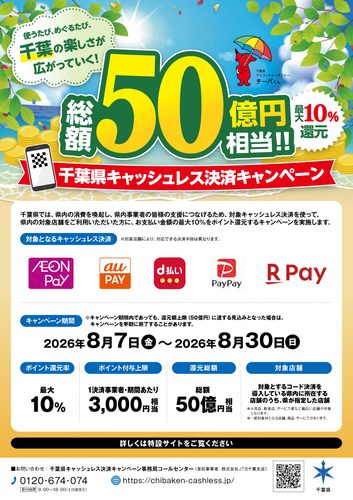 千葉県キャッシュレス