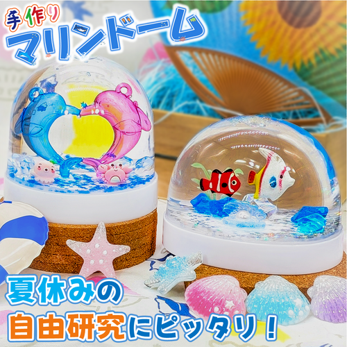 夏休みの自由研究にピッタリ!! 楽しく作ろう♪　手作りマリンドーム！