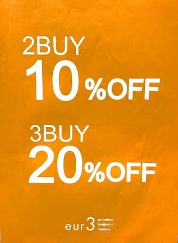 eur3(エウルキューブ)〜大きいサイズ〜【SALEお買い得イベントのお知らせ】