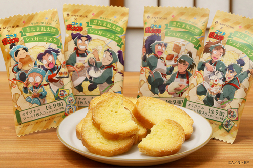 再入荷！テレビアニメ「忍たま乱太郎」のコラボ焼菓子を販売中です♪